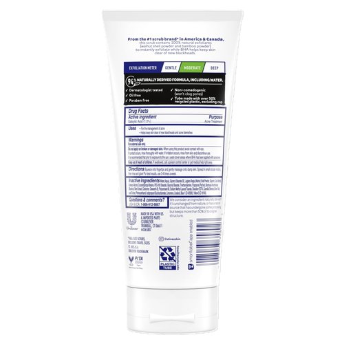 St. Ives Blackhead Clearing Face Scrub - Unclogs Pores & Clears Blackheads | Green Tea & Bamboo, 6 oz