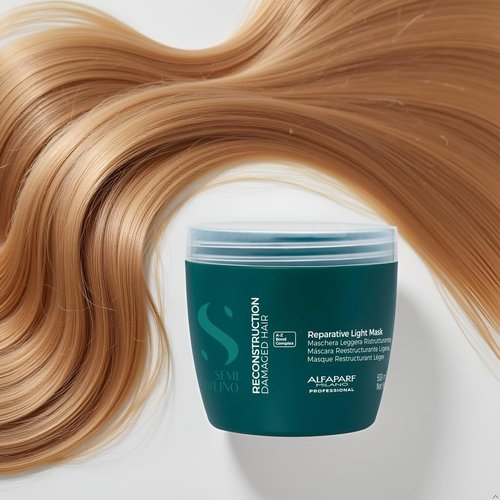 ALFAPARF MILANO Hair Mask | Semi Di Lino Reconstruction for Damaged Fine Hair - Color Safe & Vegan