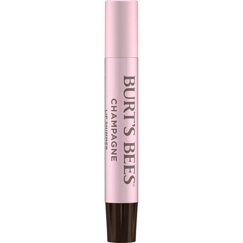 Burt's Bees Shimmer Lip Tint Set - Moisturizing Tinted Lip Balm Sticks for All-Day Hydration | Champagne (4-Pack)