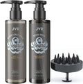 JVR Beard Wash & Conditioner - Organic Coconut & Aloe Formula for Soft, Frizz-Free Beards (6.7oz)