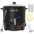 Leerie 20Lbs Commercial Wax Melter for Candle Making, L10 Extra Large Electric Wax Melting Pot Kit for Candle Making Business with Heating Core Brass Spout & Temp Control & Heat Resistant Handle
