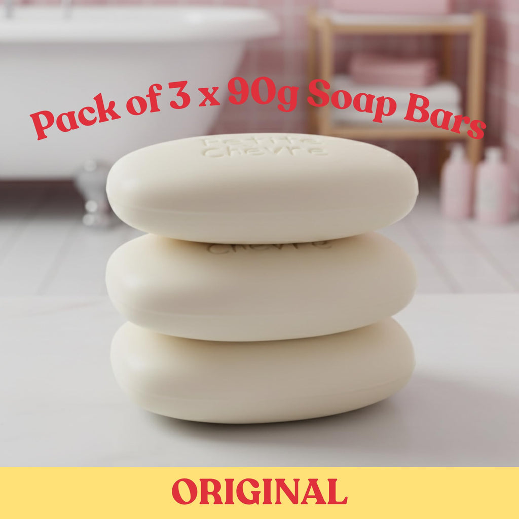 Li’l Goat’s Gentle Goat Milk Soap, 3×90g Pack, Mild Moisturizing Bar for Sensitive Skin, Made with Fresh Canadian Goat Milk (Original)