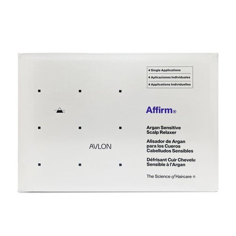 Argan Sensitive Scalp Relaxer - Alisador de Argan - 4 Single Applications