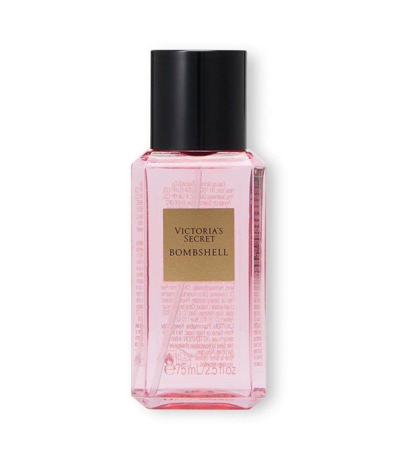 Victoria's Secret Bombshell Mini Fragrance Mist - Travel Size Body Spray with Passion Fruit, Peony & Vanilla Orchid (2.5 oz)