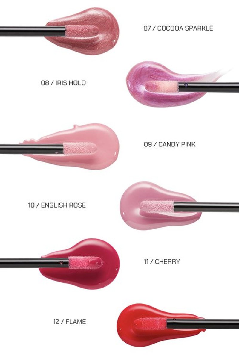 Radiant Professional Lip Glaze – Ultra Glossy, Non-Sticky & Long Lasting Lip Gloss for Women, Hydrating Lip Makeup with Aloe Vera & Hyaluronic Acid, Vegan High Shine Lipgloss - 10 ENGLISH ROSE
