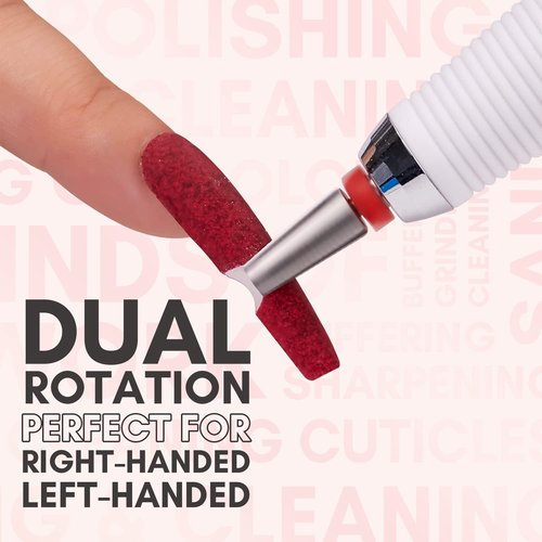 Makartt Nail Drill Machine MALORY Nail Drill Bits Bundle, Electric E File Remove Acrylic Gel with Nail Bits 3/32” Nail Bits