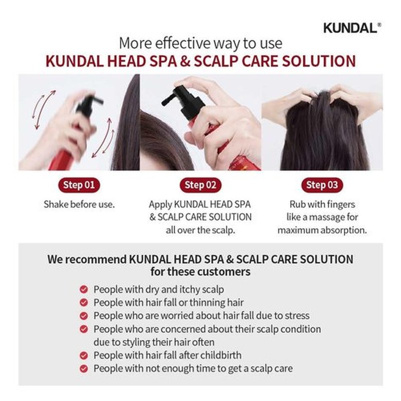 KUNDAL Hair Loss Serum - Caffeine Scalp Tonic & Shampoo | White Musk Scented Treatment