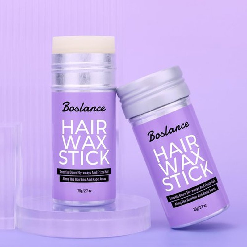 Boslance Hair Wax Stick - Strong Hold Styling Wax, Matte Finish Slick Back Stick, Easy Application - Styling Wax for All Hair Types，Natural Ingredients，Long-Lasting Styling，Travel Wax Stick For Hair.