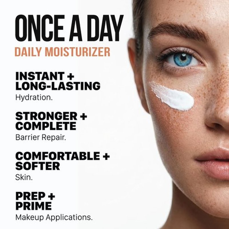 Moisturizer #003 by [Brand Name] - Hydrating Face & Body Cream for Dry, Sensitive, Eczema-Prone Skin | Fast Absorbing, Fragrance-Free, Vegan | 120g
