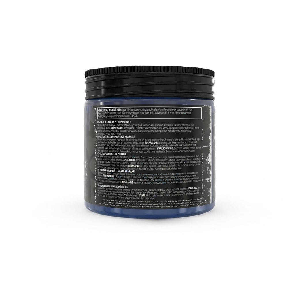 barber marmara No 34 Hair Styling Gel for Men Strong Hold, Long-Lasting Volume, No Residue, Style Wet Or Dry Masculine Fresh Barber Quality Finish 16.9 fl oz