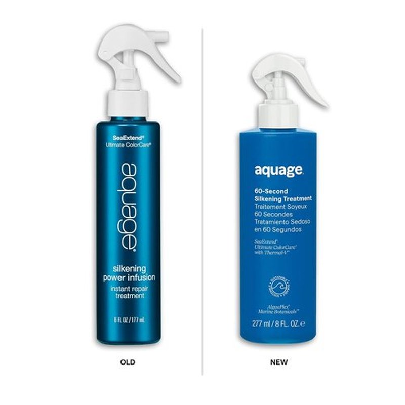 AQUAGE SeaExtend Silkening Treatment - Replenishes Moisture for Silky Hair | 8 oz