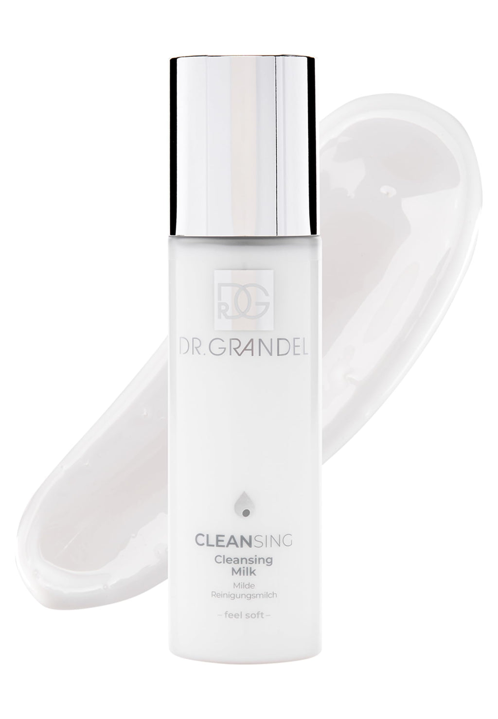 DR. GRANDEL Cleansing Milk – Mild cleansing milk for the face, neck, and décolleté, with Panthenol and Jojoba Oil, moisture-retaining, light and creamy texture