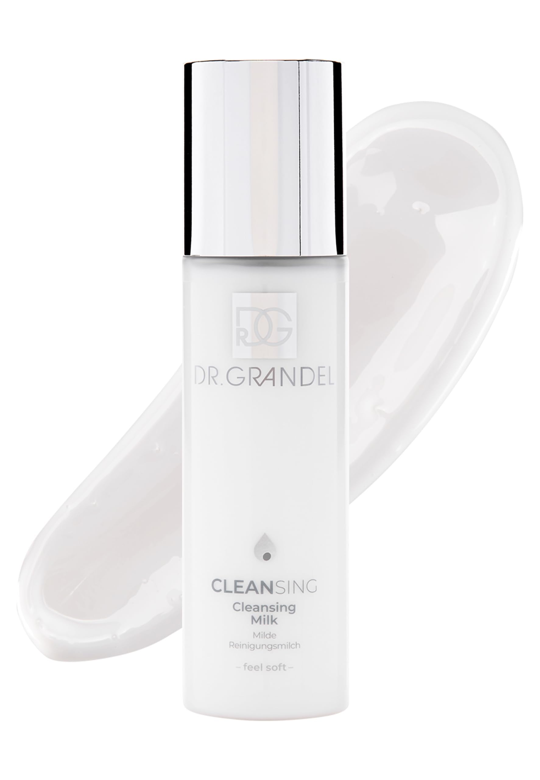 DR. GRANDEL Cleansing Milk – Mild cleansing milk for the face, neck, and décolleté, with Panthenol and Jojoba Oil, moisture-retaining, light and creamy texture