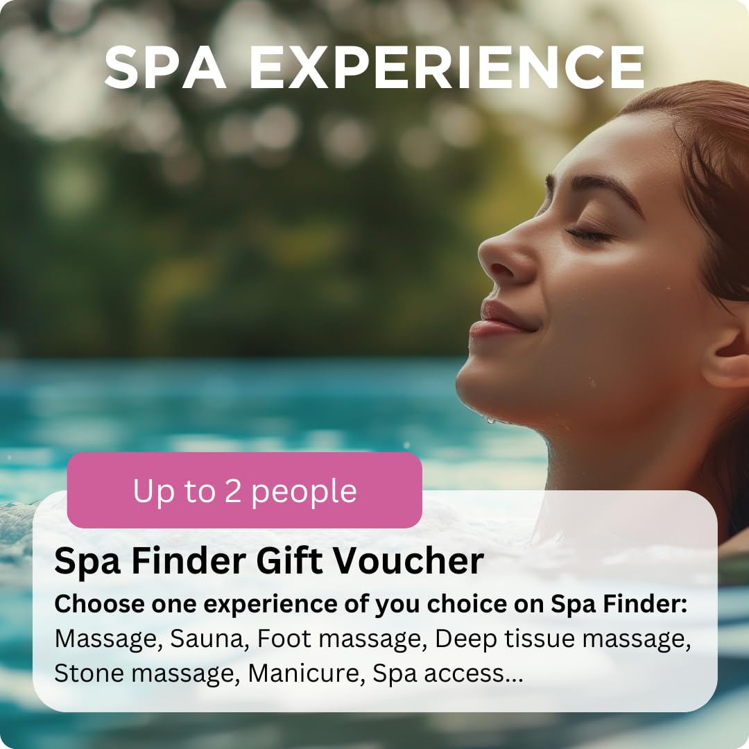 Wonderbox – Original Gift Idea - Experience Gift – Spa Experience - Spa Finder Voucher - For 2 people – Relaxing Spa experience