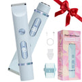 Bikini Trimmer for Women | 2-in-1 Painless Electric Razor & Hair Removal Device | IPX7 Waterproof Shaver for Pubic, Face, Legs, Underarms | Cordless Rechargeable Electric Shaver for Women & Men