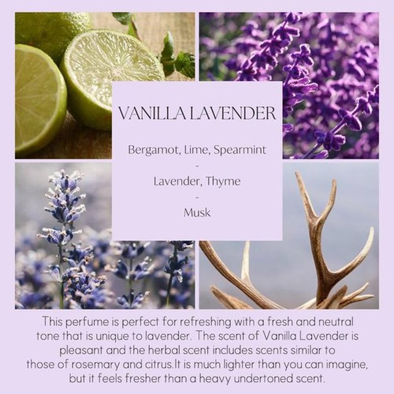 396 St. Rose Flower Reed Diffuser - Vanilla Lavender, 200ml (6.7oz) | Elegant Home Fragrance Decor