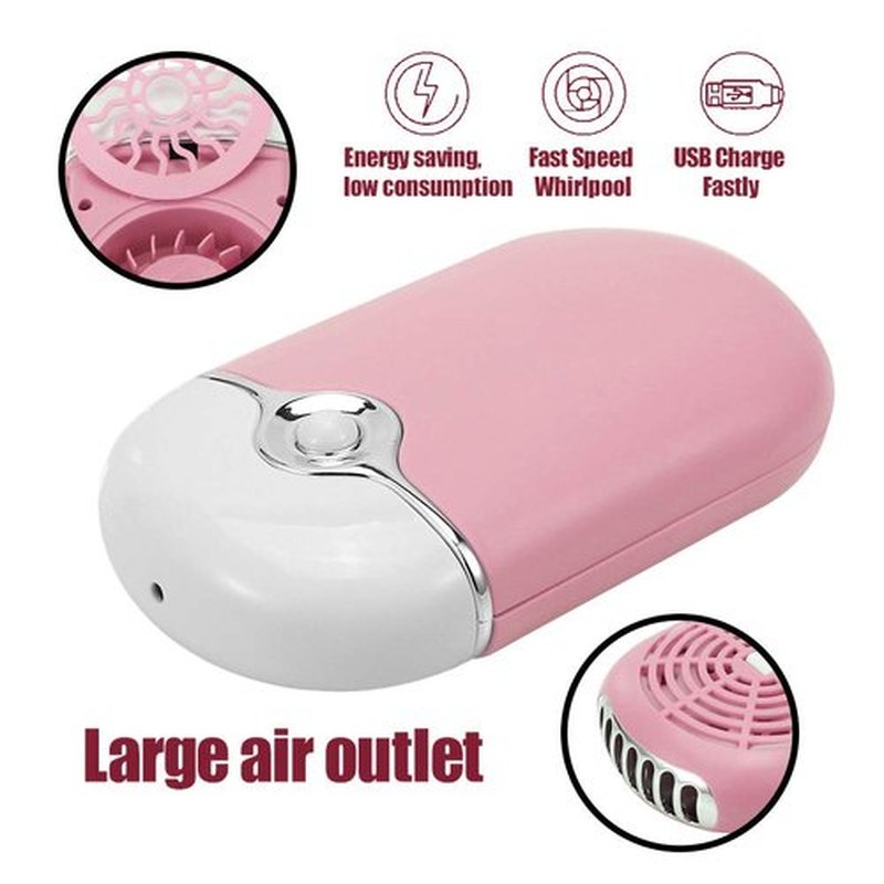 Elctric Mini Eyelash Dryer Fan with Hanging Rope - Multi-Function USB Lash Fan Blower Quickly Drying Eyelash Dryer Fan Drying Machine Handheld Fan for Eyelash Extension -