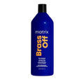 Matrix Brass Off Toning Blue Shampoo - Neutralizes Brassy Tones for Color-Treated Hair | 10.1 Fl Oz