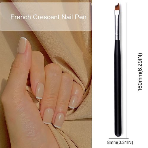 JERCLITY 8pcs Nail Art Brushes Set Ombre Nail Brush Dotting Pen Nail Art Liner Brushes French Tip Brush Lace Nail Brush Gradient Painting Pens Nail Sponges for Ombre Brush Nail Art Tools Set