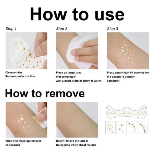 20 Pcs Gold Face Makeup Patches, Glitter Freckles Face Tattoo for Teenagers & Young Women, Sparkle Freckles Makeup Patches, Waterproof Face Glitter Freckles for for Christmas(Gold)