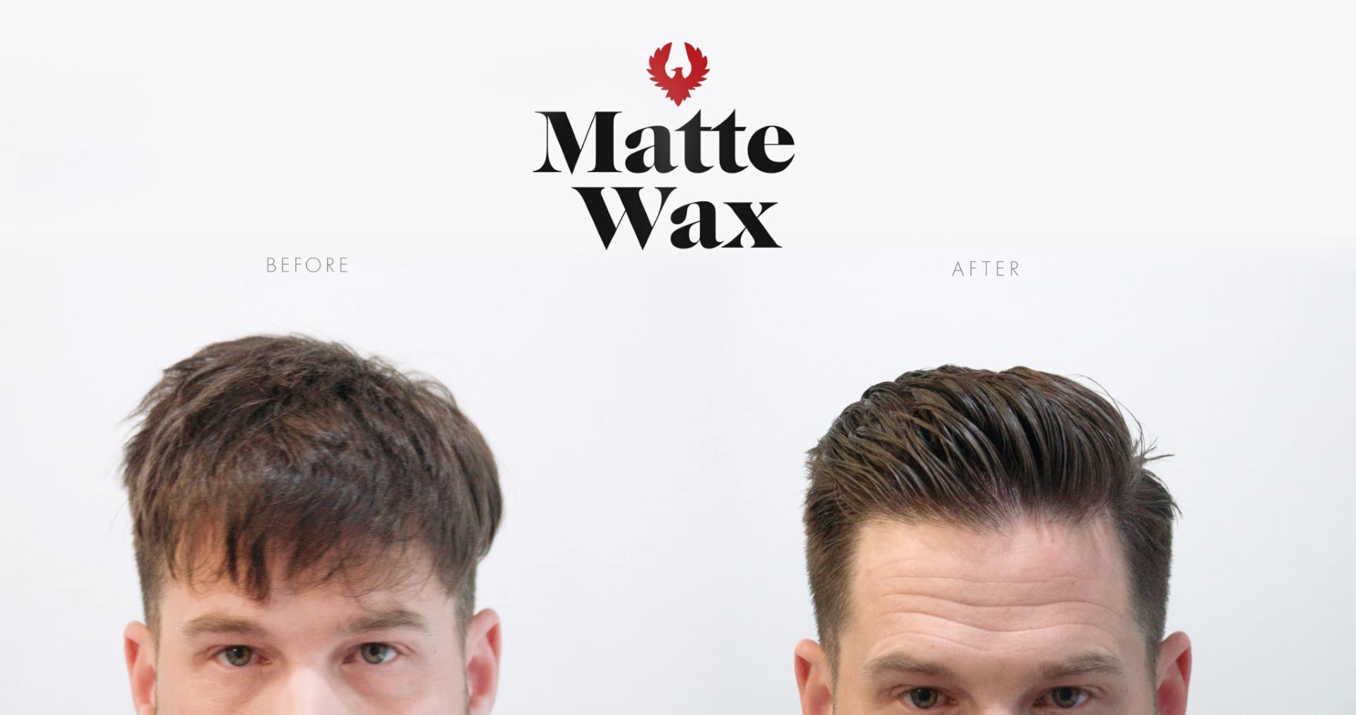 Atlas Pomade for Men, High Hold Anti-Frizz Wax, Matte Texture, Volumizing Hair Styling Wax, Hair Paste, For All Hair Types, Water Soluble, 2.4oz, Pack of 1