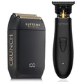 Supreme Trimmer DLC T Shaper & Crunch Lite Haircutting Kit | Barber Hair Trimmer ST5205 & STF600 Foil Shaver, Professional Beard Trimmer | Pink