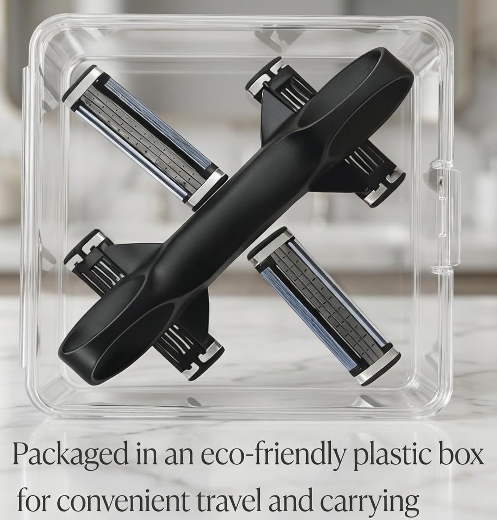 Fast Hair Clipper, Mens Manual Razor, Self-Haircut Trimmer Kit for Head, Beard, and Body, Double Fast, for Home & Travel (1PCS)
