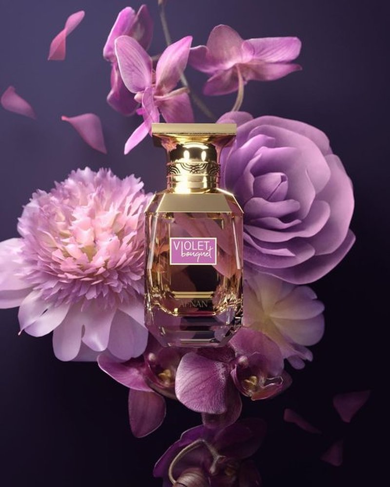 Afnan Violet Bouquet Eau De Parfum - Elegant Floral Fragrance for Women | 2.7 Fl. Oz
