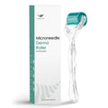 Derma Roller Microneedle, Titanium 192 Micro Needle Dermal Roller Face Beard Home Use (Crystal Blue)