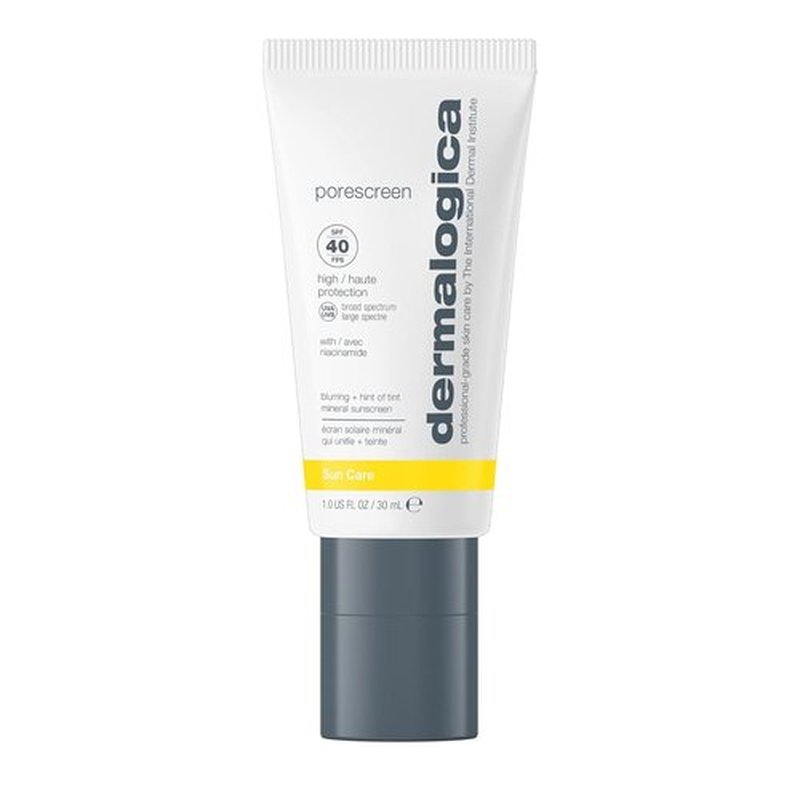 Dermalogica Porescreen Mineral Sunscreen SPF 40 - Pore-Reducing Primer & Sunblock for Face - 1 fl oz
