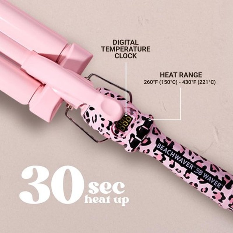 Beachwaver 3B Waver - Professional Beachy Waves Hair Styling Tool | Compact & Easy to Use