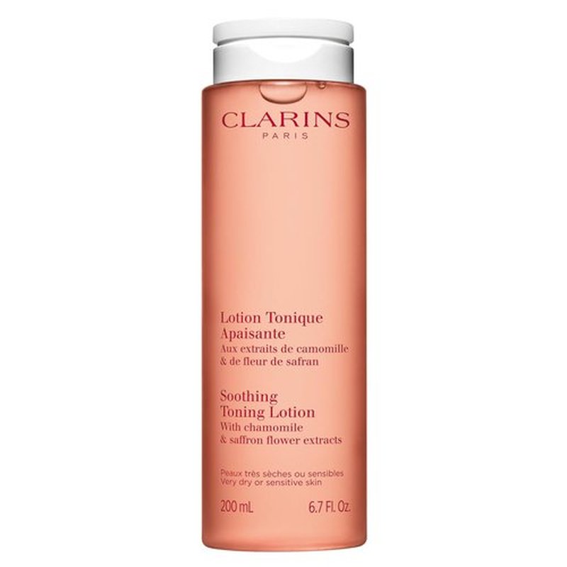 Clarins Soothing Toning Lotion - Hydrate & Balance Skin's Microbiota | Alcohol-Free with Chamomile Extract