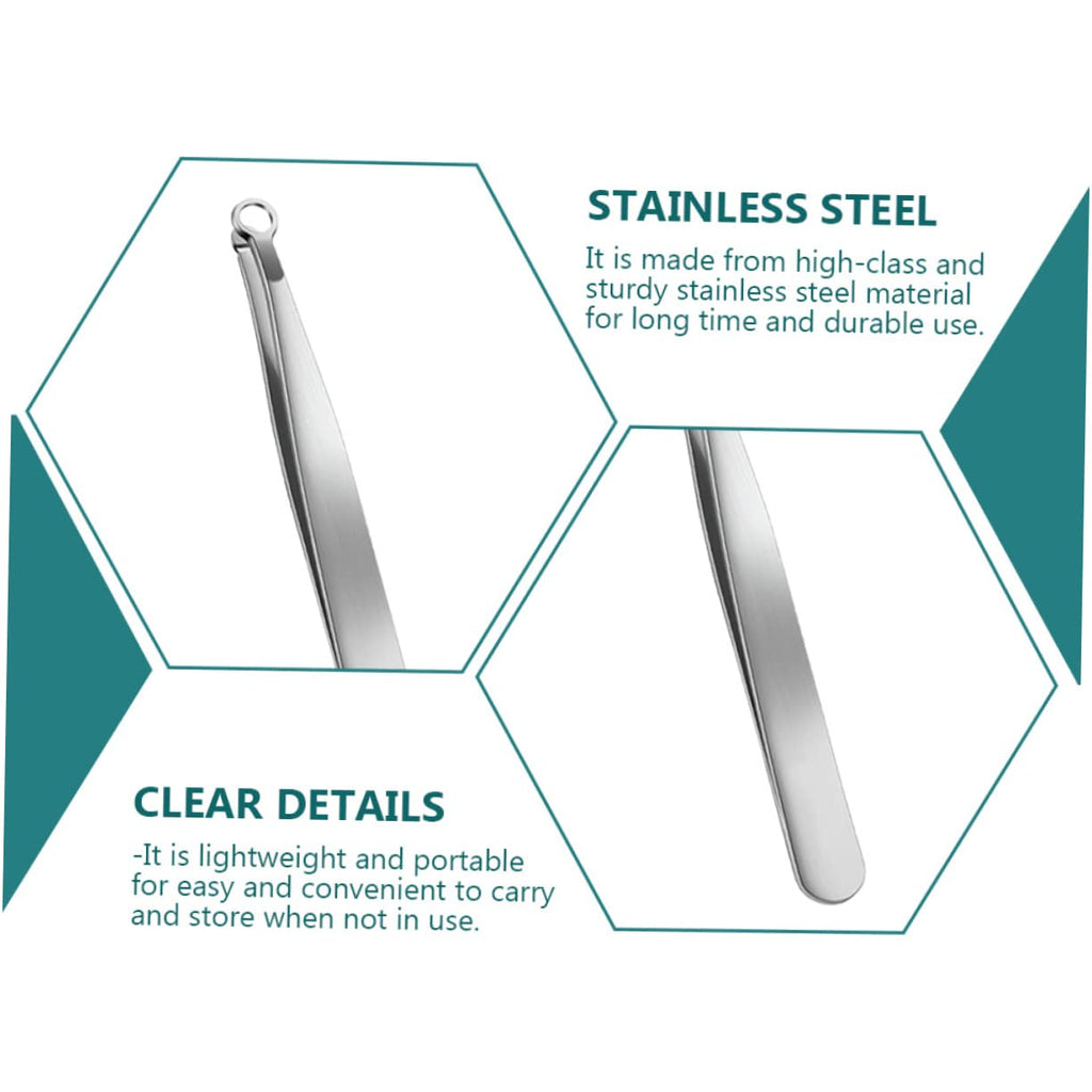 Healeved Nose Hair Trimmer Manual Nasal Hair Clipper for Men Round Tip Trimming Tool Battery-Free Portable Facial Grooming Accessory for Nose and Ear 1 Pack