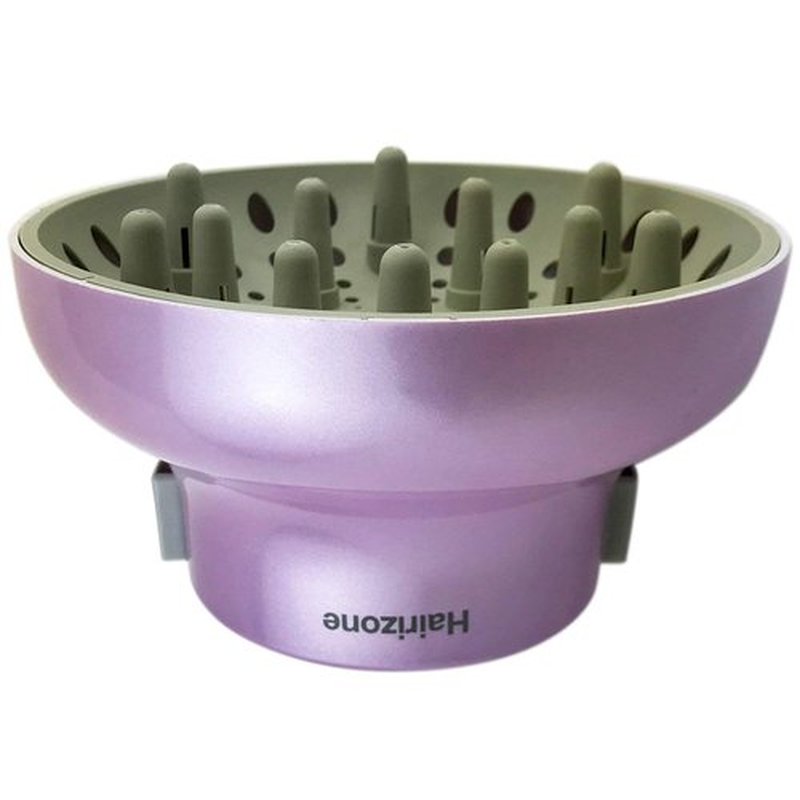 Hairizone Universal Hair Diffuser - Adaptable for Blow Dryers | Perfect for Curly & Wavy Hair, Lavender