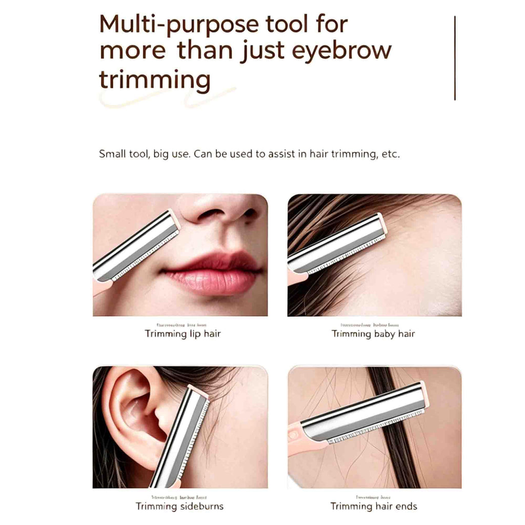 ZTRHYOO Eyebrow Razor 9 Pack, Precision Facial Hair Trimmer for Women Girl