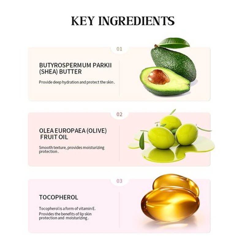 BAISEN DIARY 4 PCS Summer Special Lip Butter Balm - Ultra-Hydrating, Nourishing Lip Care with Natural Ingredients, Shea Butter & Olive Oil, Soothes & Softens Dry Lips (4PCS, 0.5 Fl Oz (Pack of 4))