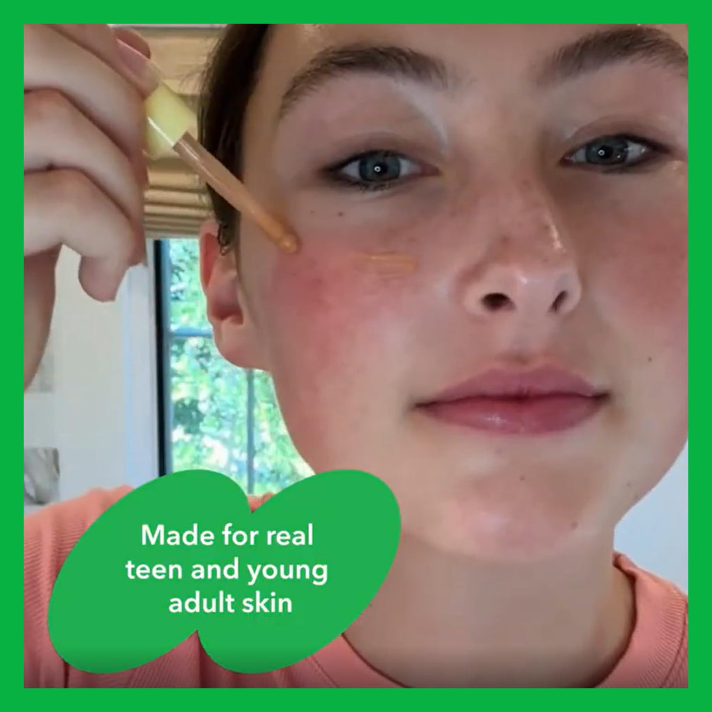 POUR TOUS Complete Facial Routine Set (6 pc) | Face Cleanser, Moisturizer, Serum + 3 Boosters w/Niacinamide & Hyaluronic Acid | Safe Plant-Based Skincare For Tweens Teen & Young Adult Skin