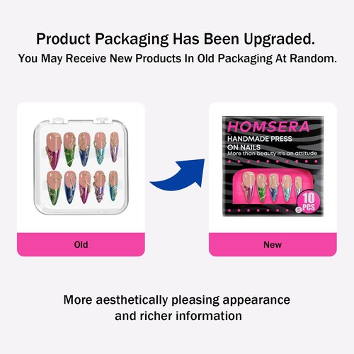 HOMSERA Handmade Press On Nails Almond, Valentine’s Day Press On Nails Luxury French Tips Fake Nails Short, 3D Cherry & Hickey Design, Salon-Quality Reusable, Fall/Winter Gift for Women, 10pcs