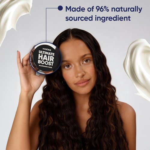 Moerie Hair Growth & Repair Mask - Vegan Formula for Thicker, Fuller Hair | Paraben & Silicone Free
