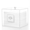 Rolheit Disposable Face Towel Holder, Acrylic Face Towelettes Storage Box Compatible with Clean Skin Club Clean Towel Face Towels, Clear Skin Towels Containers, Makeup Remover Cloth Organizer
