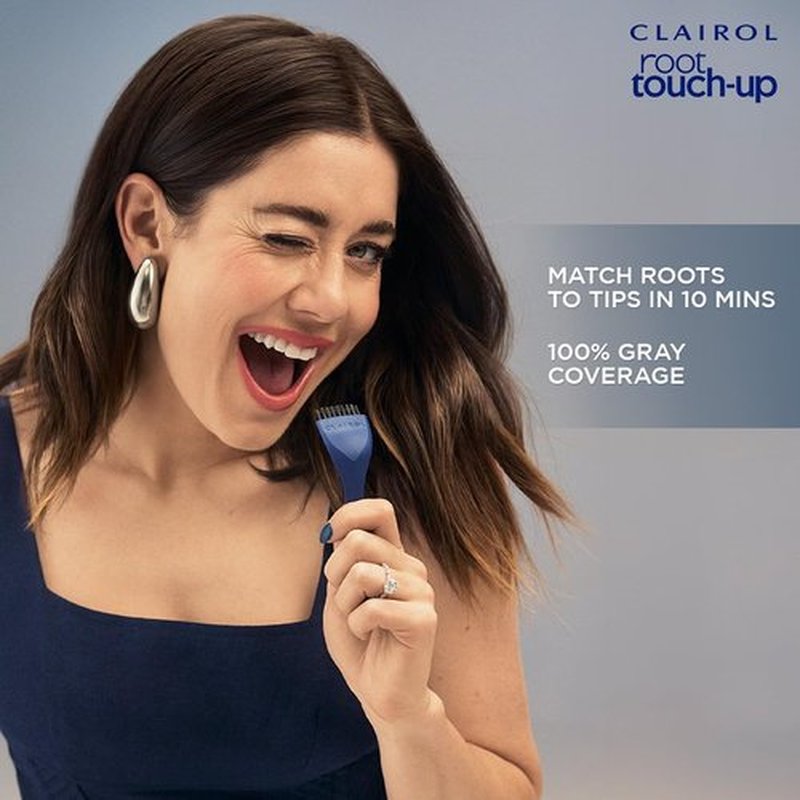 Clairol Root Touch-Up Permanent Hair Dye - 2 Pack of Black Color for Effortless Coverage