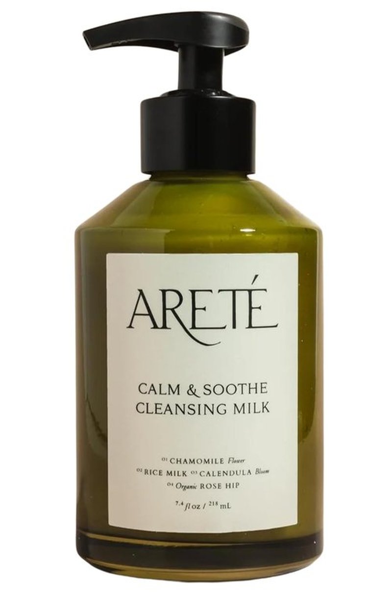 ARETÉ Cleansing Milk - 2 in 1 Shampoo & Body Wash for Sensitive Skin | Vegan & Cruelty-Free, 7.4oz