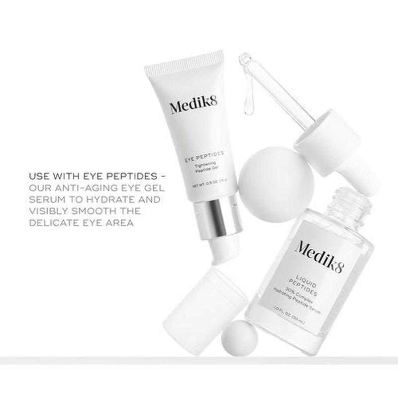 Medik8 Liquid Peptides - Regenerating Multi-Peptide Serum for Smooth Skin - Hydrating & Brightening - 1.0 oz