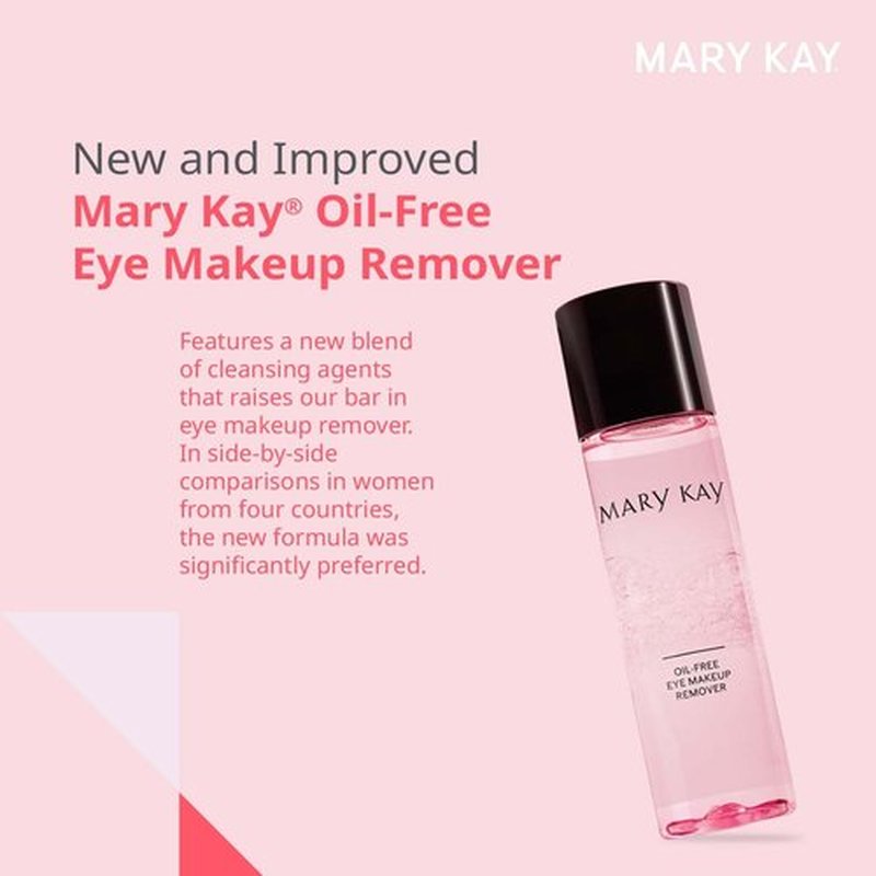 Mary Kay Oil-Free Eye Makeup Remover - Gentle Formula for Effortless Makeup Removal | 3.75 fl. oz.