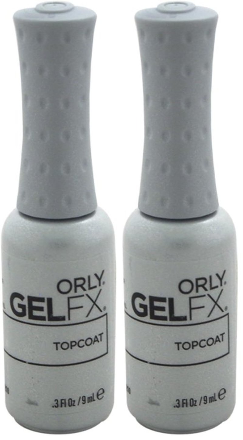 Orly Gel Fx Top Coat, 0.3 Fluid Ounce (Pack of 2)