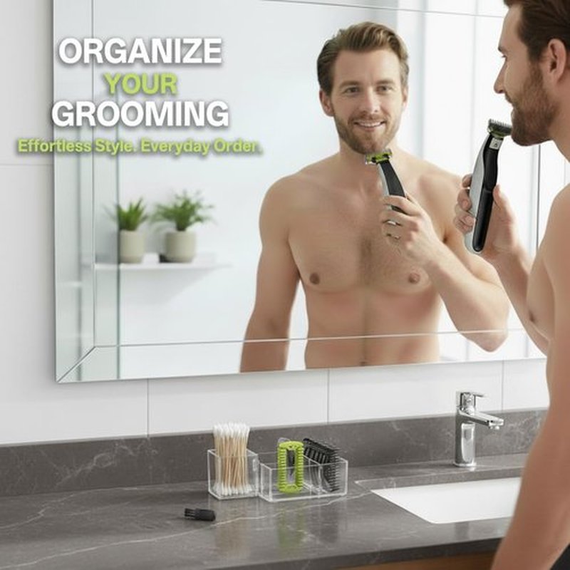 Philips Norelco OneBlade Guards Kit Plus - 1–6mm Guide Combs, Replacement Body Comb & Organizer Stand