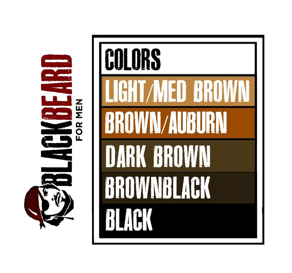 Blackbeard for Men Instant Beard Color, Dark Brown, 1 Pack