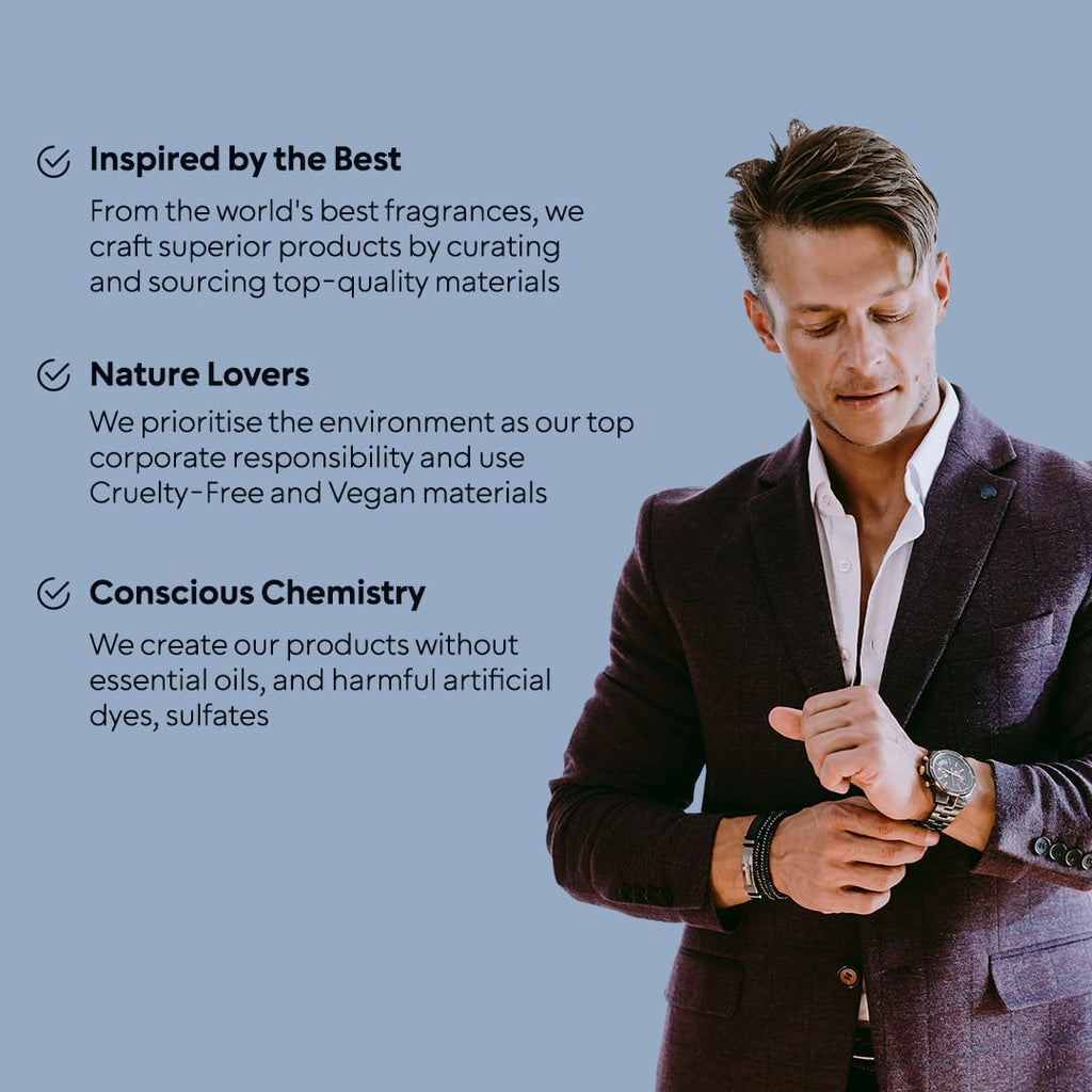 Bellavita Luxury CEO MAN INTENSE Eau de Parfum | 100 ml (3.4 fl.oz.) | Perfume for Men | Aromatic, Lavender, Carnation, and Musk Notes | Long Lasting Men's Fragrance | Gift for Father's Day
