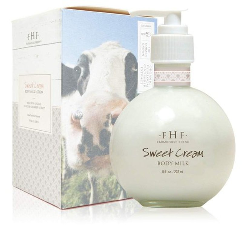 FarmHouse Fresh Sweet Cream Body Milk - Nourishing Moisturizer for Silky Smooth Skin | 8 Oz