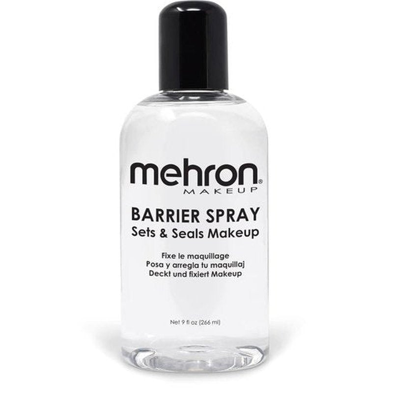 Mehron Makeup Barrier Spray - Long-Lasting Setting Spray for Face | 9 fl oz (266 ml)